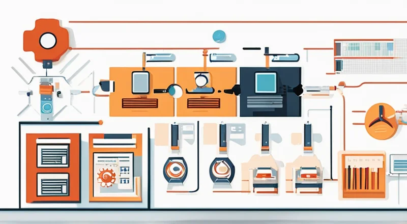电子厂软件生产流程图怎么做