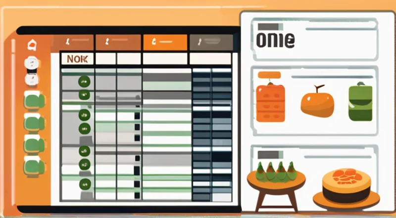 餐饮业excel库存盘点表