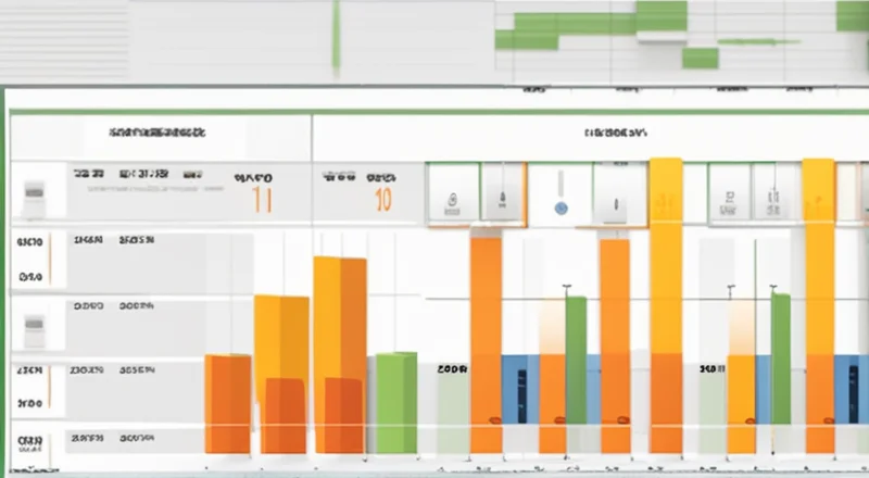 销售报表excel曲线图模版