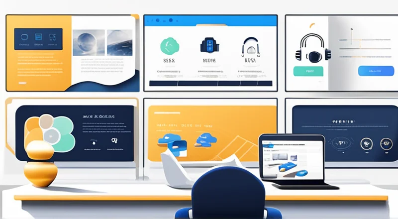 java客户管理系统ppt模板