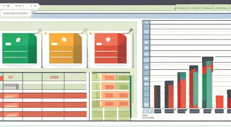 excel销售流水与库存表