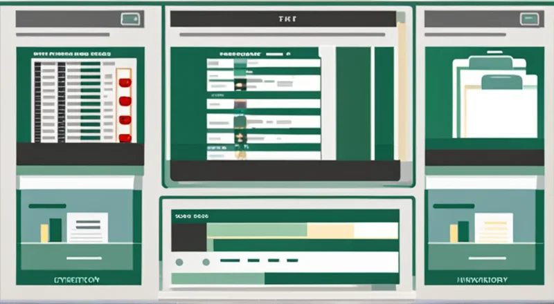 Excel库存表分3个工作表