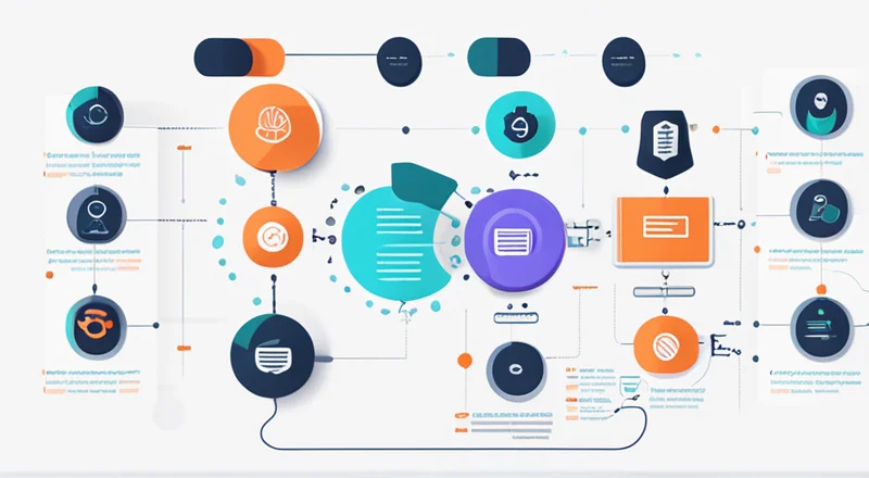 关键客户管理流程图模板