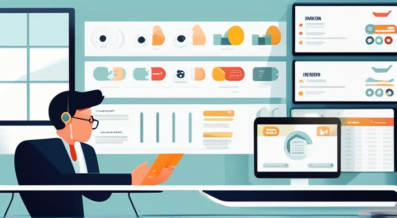 大客户管理分工表模板图