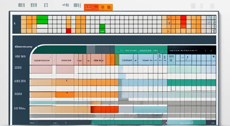 excel生产排程表