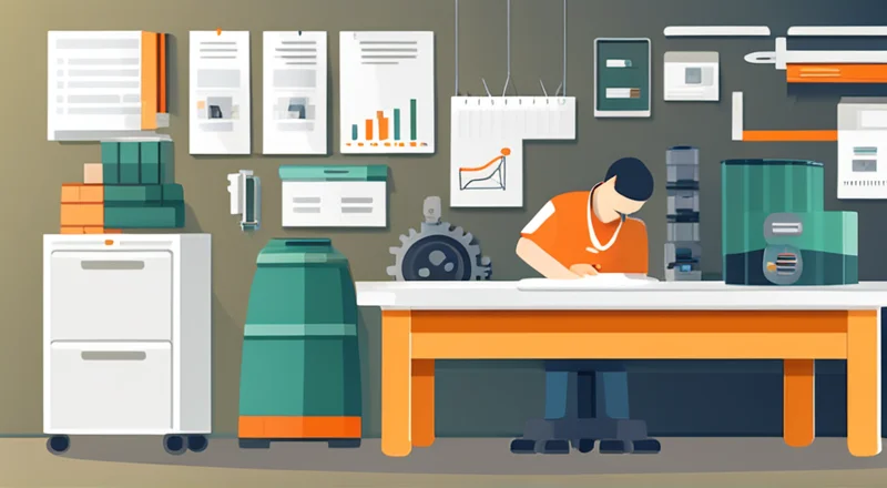 excel备件库存管理表制作