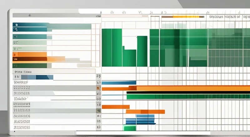 生产计划甘特图excel模板
