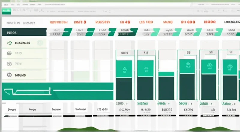 excel月销售汇总报表模板