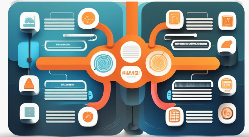 管理客户的思维导图模板