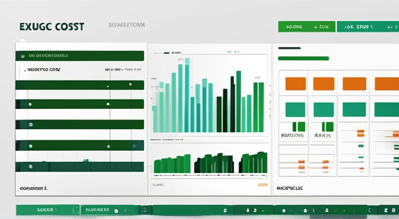 销售企业excel成本预算表格模板