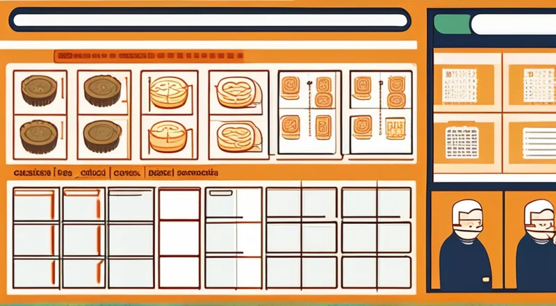 月饼生产文员表格制作excel