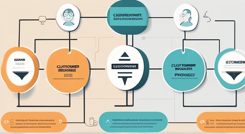 客户体验管理流程图模板
