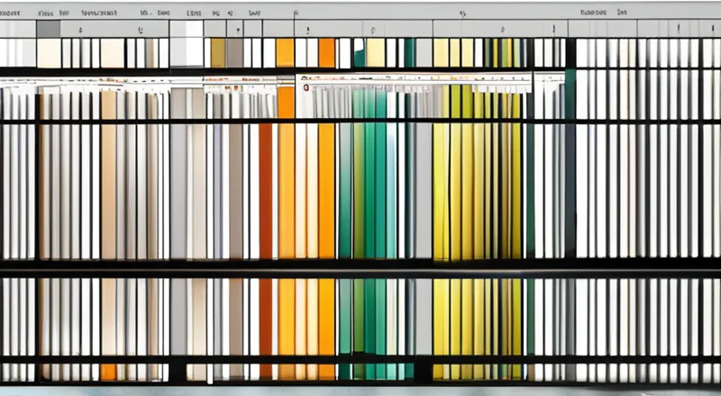 excel库存表怎么弄彩色底色