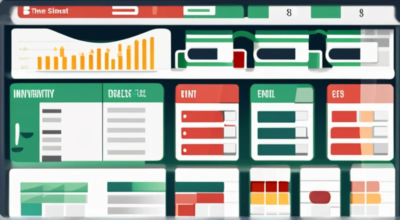 如何用excel表做销售库存表