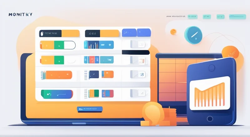 怎么制作会动的月进销存表