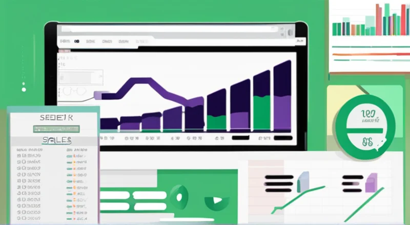 Excel销售报表设置滚动条