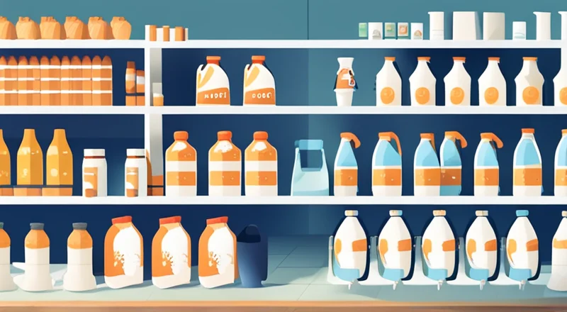 卖牛奶怎么做进销存