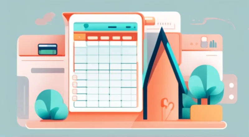 房屋客户管理表格模板图