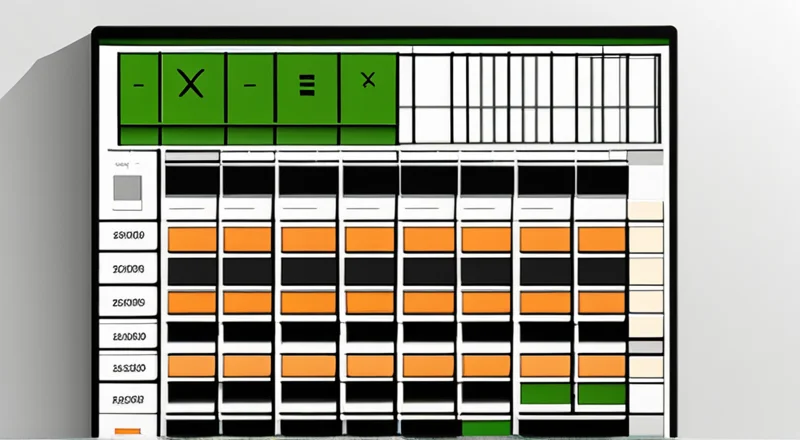 excel元器件库存表制作