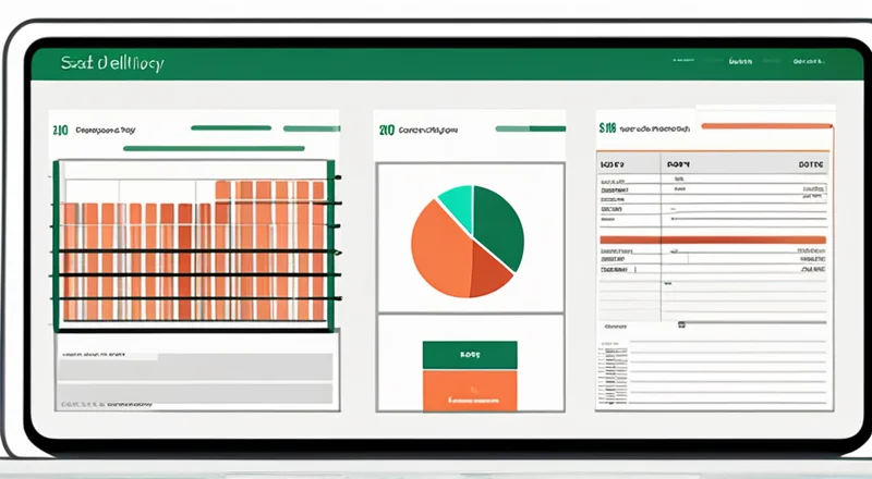 excel销售出货单带对账模板