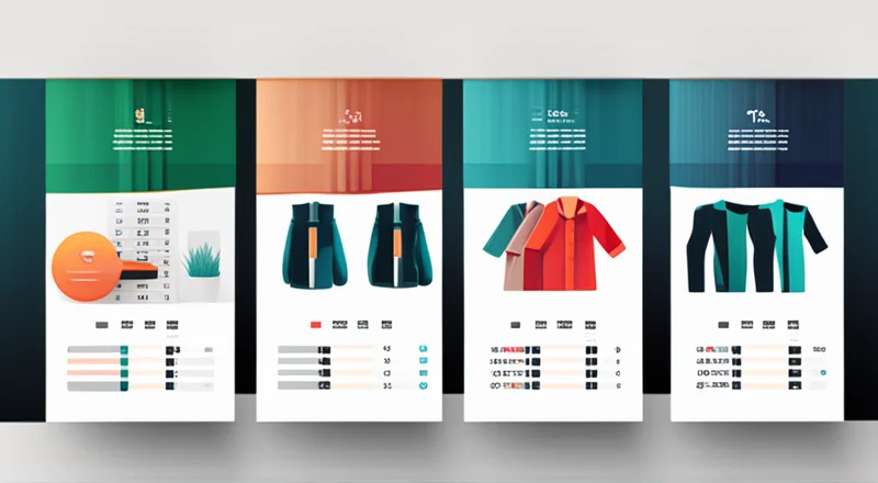 服装销售月报表模板excel
