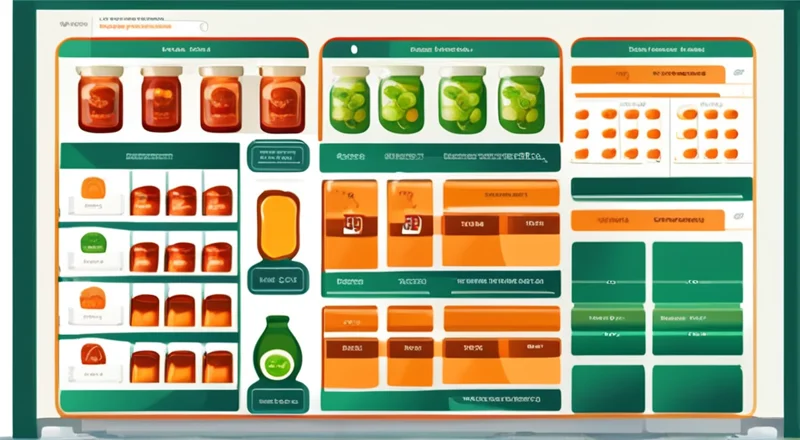 excel食品进销存管理系统模板