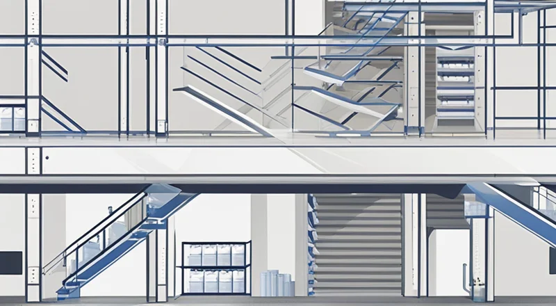 楼梯如何做仓库管理图纸