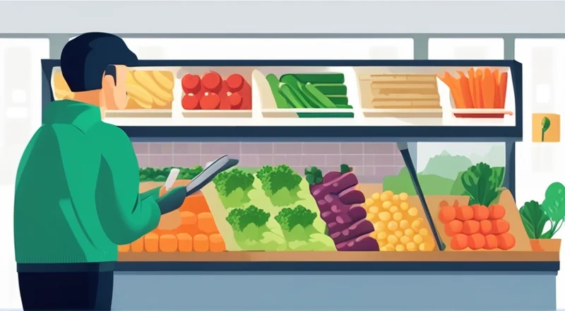 超市蔬菜如何做出入库