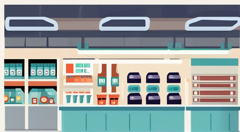 如何记录小卖部的出入库