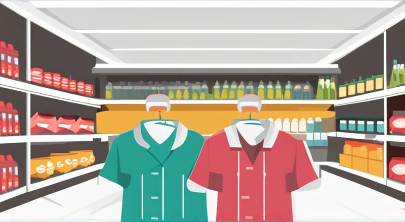 超市卖衣服怎么出入库的