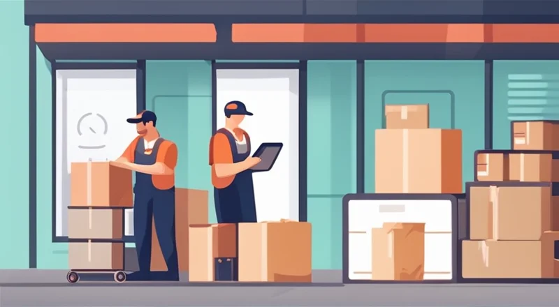 快递员怎么出入库的呢