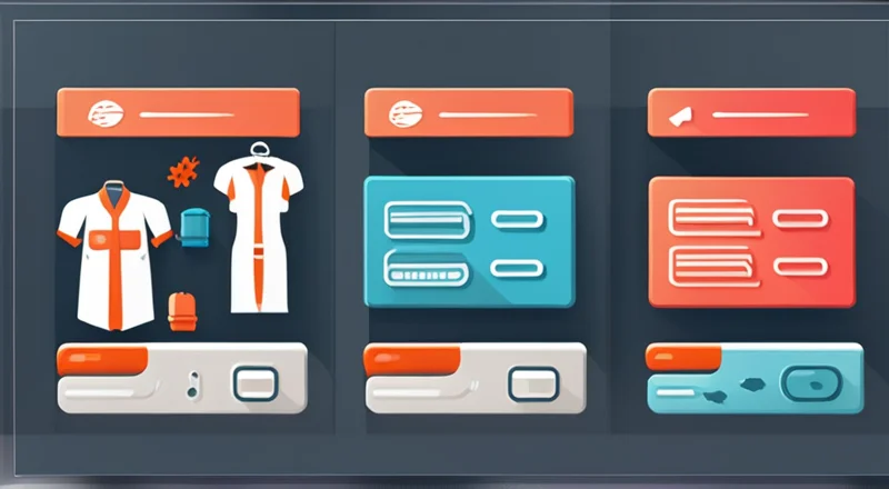 服装仓库管理模式图标是什么