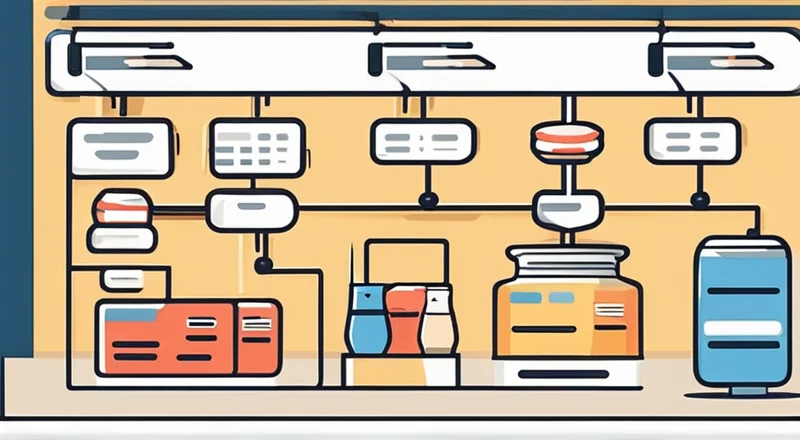 食堂出入库流程图怎么画