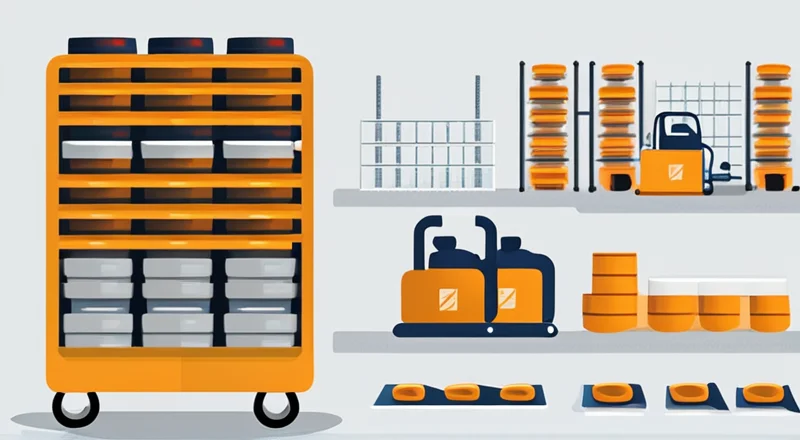 仓库用什么方法管理液压推车