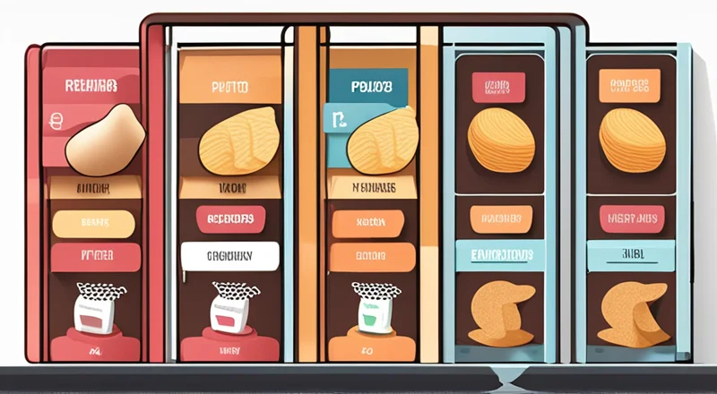 薯片库存如何归类管理