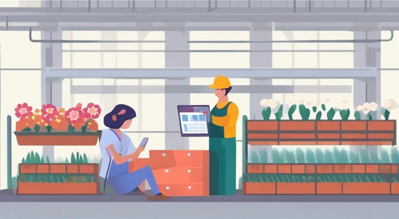 如何管理一个仓库的花语