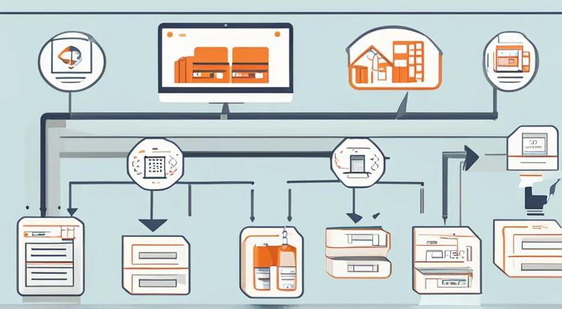 仓库出入库流程图怎么画