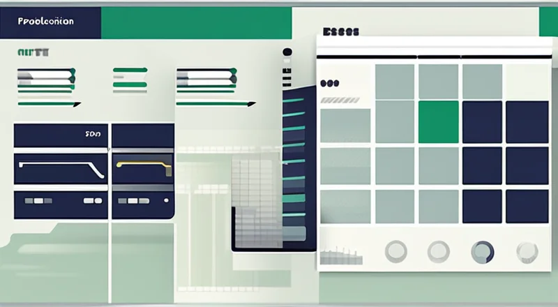 excel 生产计划管理系统
