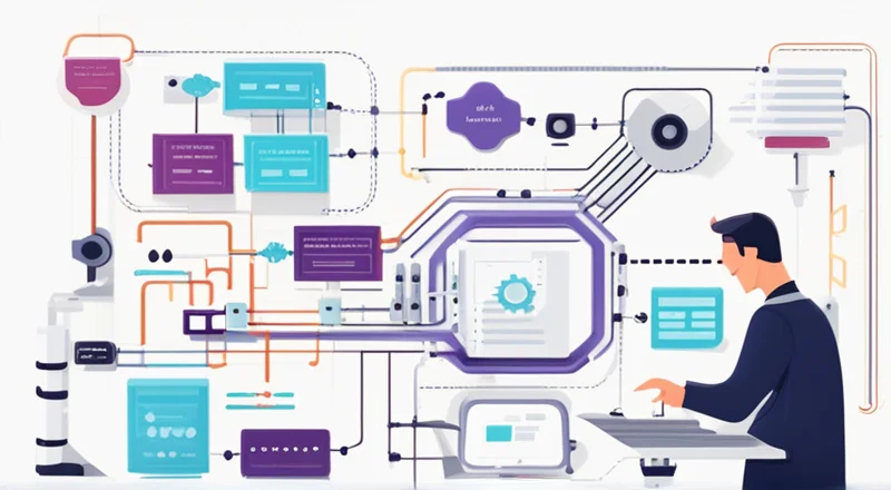 软件自动化生产工艺流程图