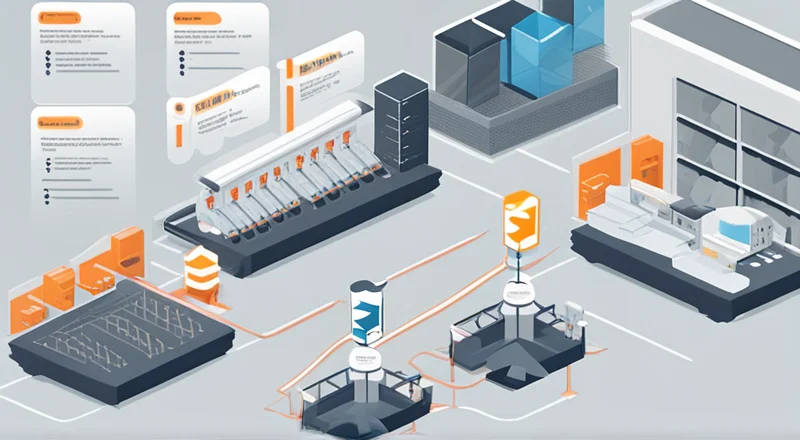 智能仓储系统流程展示图 智能仓储系统流程展示图怎么制作