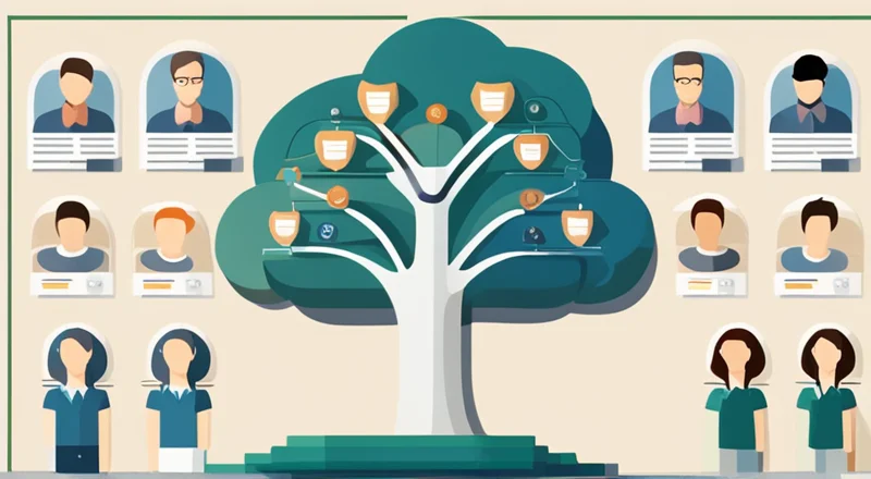 办公软件生成族谱怎么弄