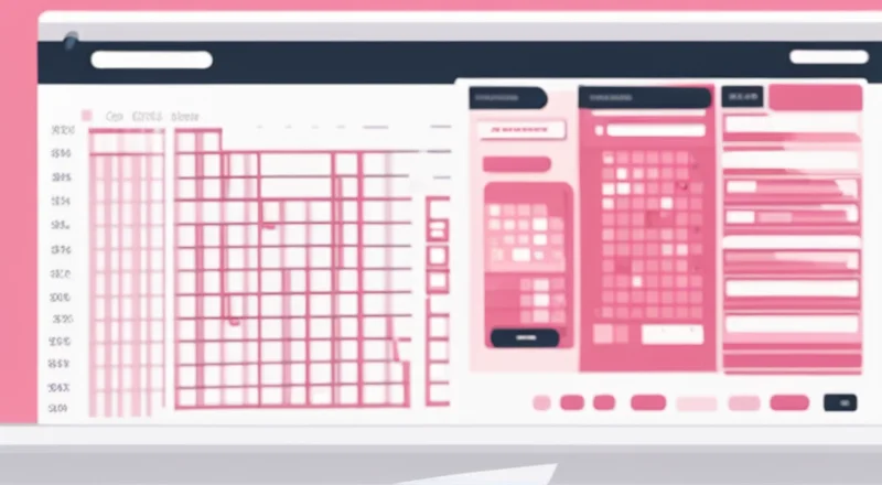 粉色办公软件表格怎么做