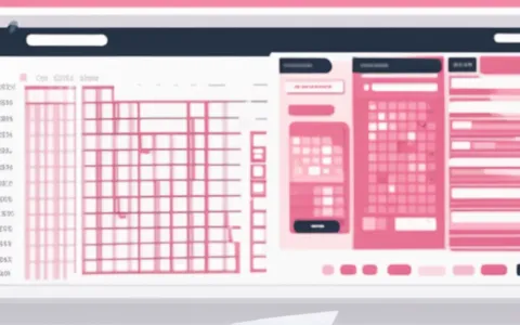 粉色办公软件表格怎么做