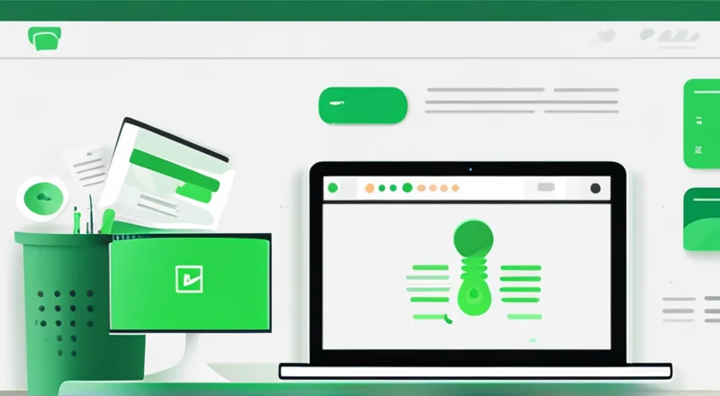 办公软件绿标怎么设置